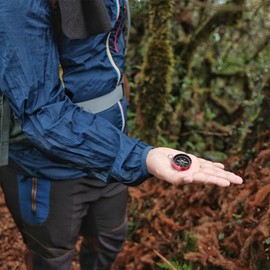 TIXIPEM Pocket Compass [2PCS] - Survival Sports Navigation Compass with Key Ring for Hiking & Camping - [Rose Red] Outdoor Activities Accessory