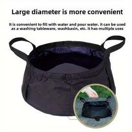 Travel Travel Outdoor Items Portable Folding Birdbit Foot Basin Wash Basin Folding Basin Portable Outdoor Fish Bucket Blue - Color: Plum Red, Size: 2.25gal