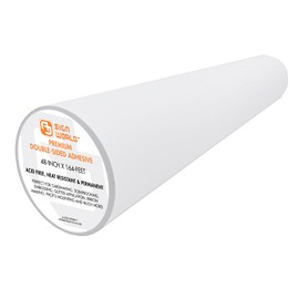 AJ Sign World Best 48" Ultra-Thin Permanent Double-Sided Tape for Arts, Crafts, Die Cutting, Photography, Scrapbooking, Tear-by-Hand, Documents, All Purpose (48-Inch by 55 Yards)