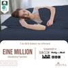 Pizuna 400 Thread Count Cotton Fitted Sheet, 100% Long Staple