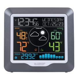 La Crosse Technology M73170 Wireless Color Weather Station and Barometric Pressure with 36-Hr Historical Graph