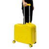 18" Children's Luggage Case Rolling Kids Ride-On Suitcase W/ Lock