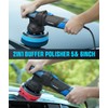 Dual Action Polisher, 900W 5/6 Inch Random Orbital Buffer Polisher,
