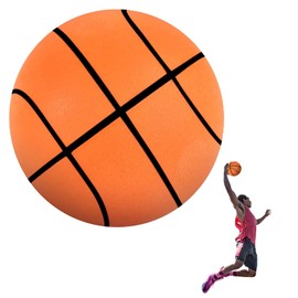 Silent Basketball, 2025 Upgraded Version Dribbling Indoor,Lightweight Training Ball für Kinder und Erwachsene,Leiser Basketball, Ball aus Schaumstoff mit Hoher Dichte,Größe 5(21cm)