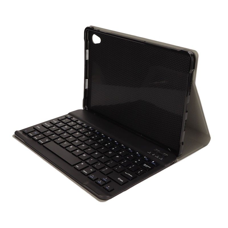 Keyboard Leather Case Set Portable Slim Wireless Keyboard Case with