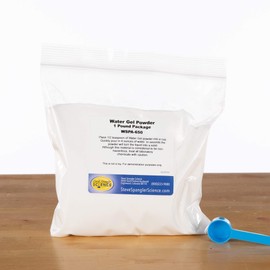 Steve Spangler's Water Gel, 454g (1lb) Jar, Sodium Polyacrylate, Make Water Disappear!