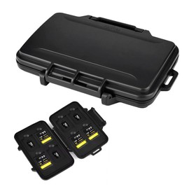 SD Card Box, Memory Card Case, Waterproof Protective Case for 8 SD and 8 TF Cards, SD Card Case, Carry Case, SD Card Case Box for Micro SD SDXC SDHC SD SDXC