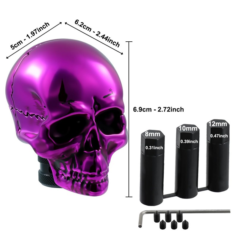 Meibaolin Skull Shift Knobs Driving Handle Stick Unique Cool Gear