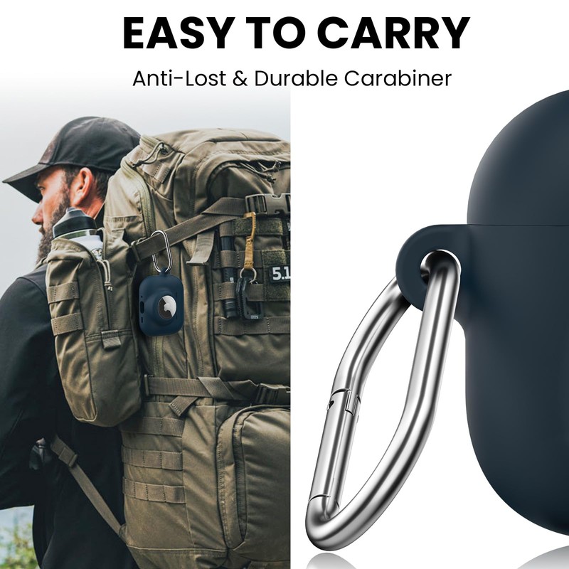 LDSXAY 2 in 1 Silicone Case Compatible with AirPods Pro