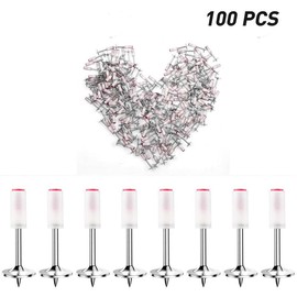 Manual Mini Steel Nail Gun 5 Gears Power Adjustable Concrete nail gun Woodworking integrated air nailer gun with 10 Nails:_100pcs Nail Set