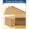 Poever 40-Pack-Small-Shipping-Boxes-10x7x5, Corrugated-Cardboard-Boxes-for-Packaging-Small-Business, Brown-Boxes-Mailers