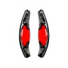 Carbon fiber Car steering wheel paddle shift extension stickers for