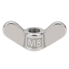 10 Piezas de Tuercas de Ala M8, Tuercas de Ala de Acero Inoxidable, Piezas de Tuerca de Mariposa de 8mm/0.31 Pulgadas de Diámetro Interior, Accesorio de Hardware para Tuerca Tuerca Roscada