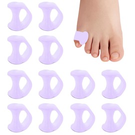 Kecartu 12 PCS Pinky Toe Spacers, Purple