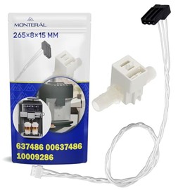 Water Flow Meter for Automatic Coffee Machines with The Original Code 637486 00637486 10009286 for Bosch for Balay for Siemens for Constructa for Neff – Warranty 10 Years – MONTERAL