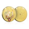 Tudor Memorabilia History Gifts Collectable Gold Coin With Ruby -