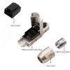 SATMAXIMUM Cat8 Shielded Tool-Free RJ45 Connector, Field Termination Plug, 22-26AWG,