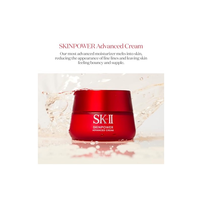 Skinpower Advance Cream by SK-II for Unisex - 2.7 oz
