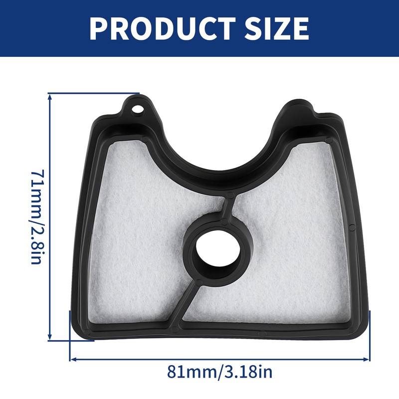 125B Air filter Fuel Line Kit Compatible with Husqvarna 125B