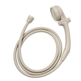 Takagi JSB122BESH Water Saving Shower Hose, Shower Head Set, Beige, 5.6 ft (1.6 m), Yukul Slim Shower Hose, Thin, Lightweight, Compatible with Most Manufacturers