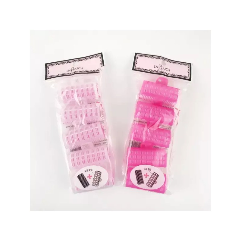 Inpouch 집게 5개입 헤어롤 인파우치 인파우치그루프 [1 화이트] 5-Pack Hair