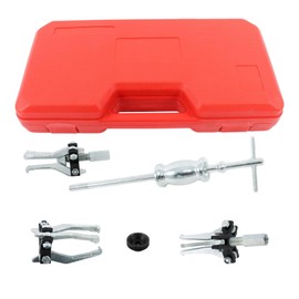 labwork 5Pcs 3 Jaw Gear Bearing Slide Hammer Puller Tool Kit Internal and External Puller for Removal of Bearings and Gears