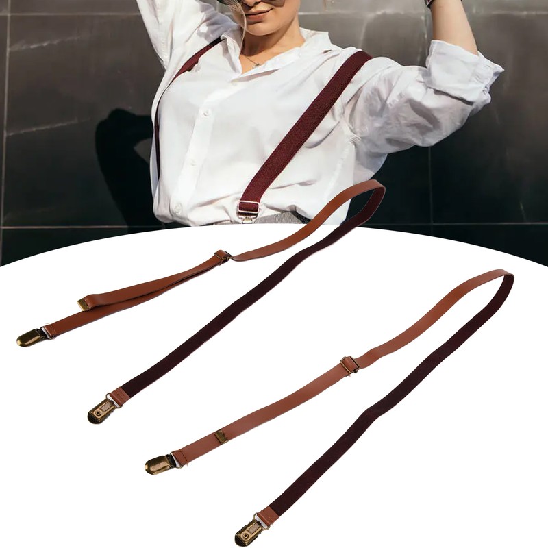 Suspenders Abrasion Resistance Exquisite Appearance Stylish Simple Adjustable Mens Suspenders