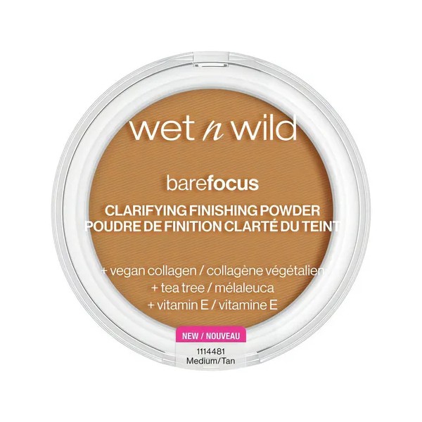 Polvo Traslúcido Matificante Vegano Bare Focus Wet n Wild |