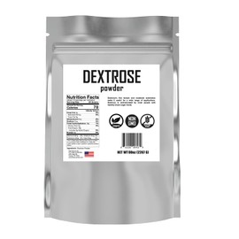 Fit Lane Nutrition Bulk Dextrose Powder 5 lbs - Pure Carbs Unflavored - Good Source of Glucose and Carbohydrates - Food Grade Sugar for Brewing and Sausage Making - Pre Workout Ingredient