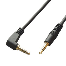 φ3.5mm Stereo Mini Plug Cable, 11.8 inches (30 cm) (Large-Straight Male to Male) Audio Cable, 0.3m C-081