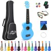 Amdini 21 inch Soprano Ukulele Basswood Acoustic Mini Guitar for