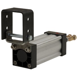 Buyers Products TGC32508HM Tailgate Cyclinder, Tie Rod Style Cylinder-Hinge Mount-1.0 Rod X 8 Inch Stroke, 3.25" Bore, Pneumatic Tailgate Applications for Dump Trucks