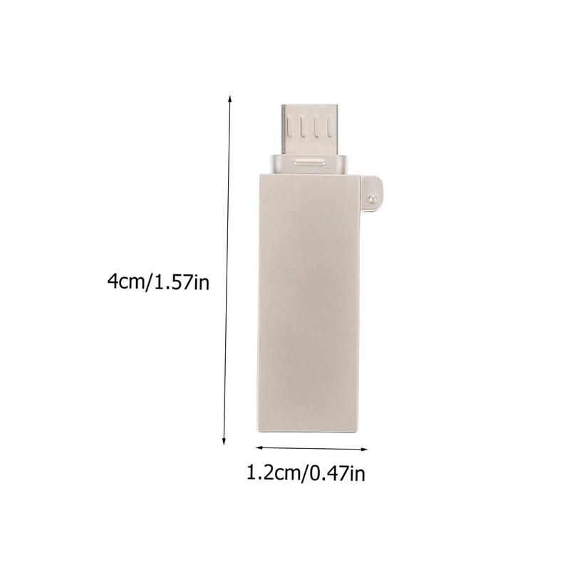 OSALADI 1pc Micro USB Data Reader Adapter for Smartphones and