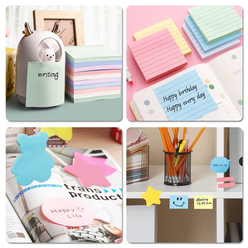 Sticky Notes, 560 Sheets/pad Without line Sticky Notes 70 x