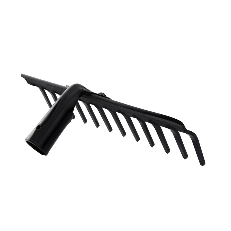 KADAX Garden Rake without Handle, Metal Garden Rake, Lawn Rake
