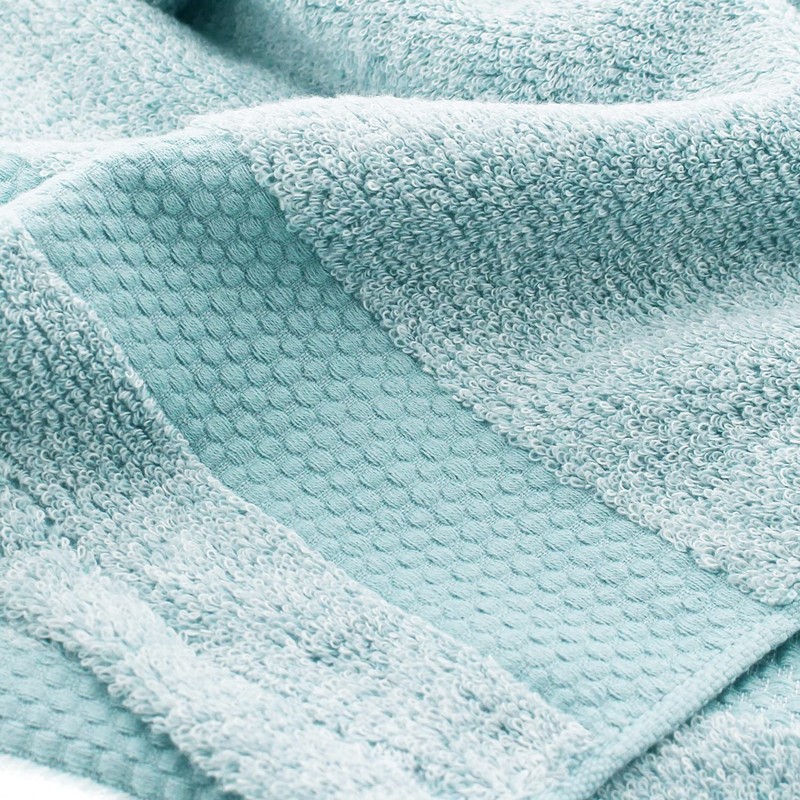 Tanaka Sangyo Menka Imabari Handkerchief, Sprout, Blue, Approx. 9.8 x