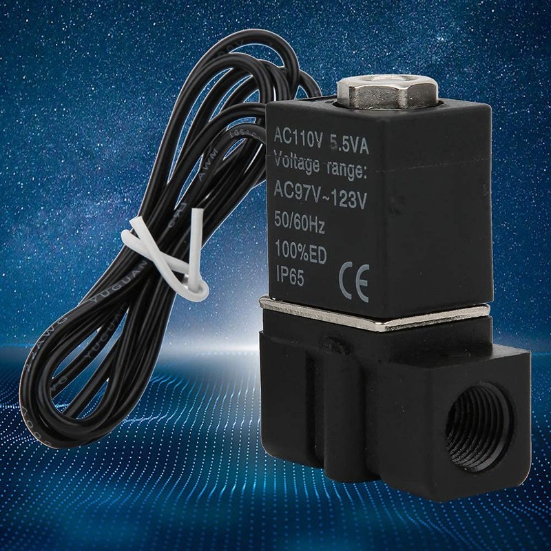 Solenoid Valve, Direct Acting, 2 Ports, Small, Solenoid Valve, AC