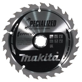 Makita E-06909 EFFICUT Circular Saw Blade Diameter 150 x 1.4 x 20 mm, 25 Teeth, 23° Tooth Angle, for Clean and Quick Cuts in Wood, for Cordless Hand Circular Saws