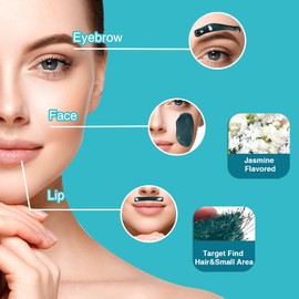 Lifestance 450g Waxing Perlen Formuliert für Anfänger, Wachsperlen mit 10 Holzspatel für Enthaarung, Grün Wachs Haarentfernung Perlen für Feines Haar,Gesicht,Augenbraue,Arme,Finger und Zehe