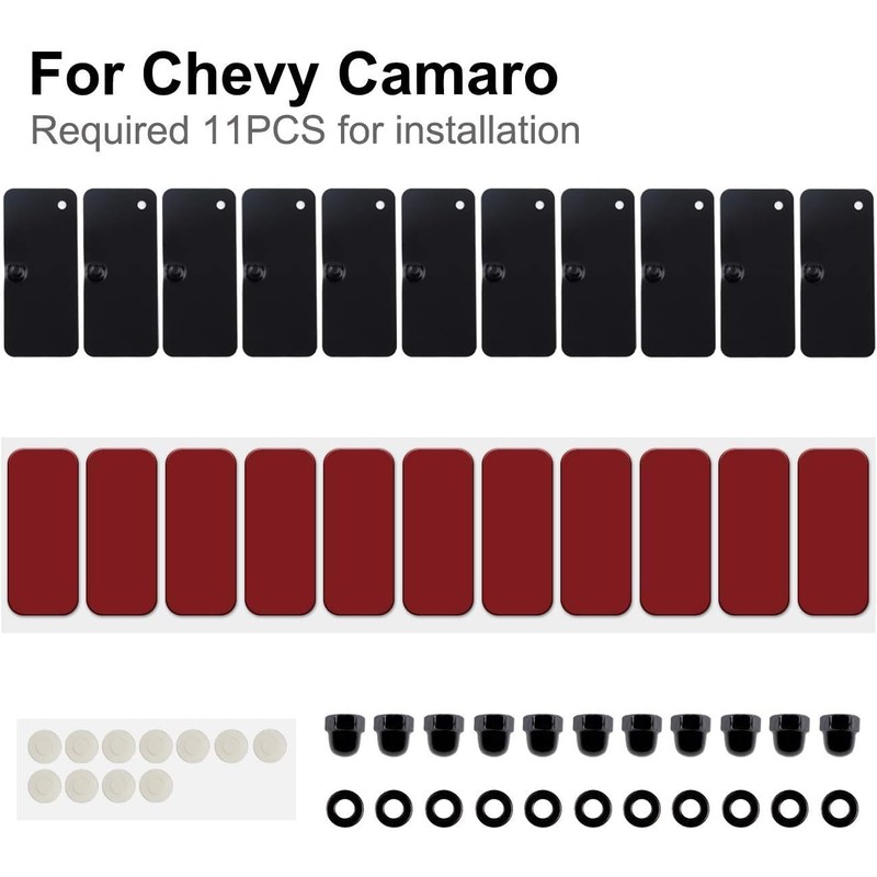 Annbey Rear Window Louvers Hardware Kits Installation Accessories Fit For