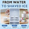 4 Pack Ice Molds Compatible with Hawaiian Shaved Ice, Shaved