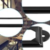 Suiwotin 60pcs Metal Label Holder, Black Metal Library Tags, File