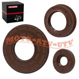 JINFANNIBI Crankshaft Crank Seal Kit Set for Polaris RZR Ranger 700 800 #5412114 5412676