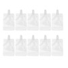 30 frascos reutilizables transparentes para bebidas de viaje, 100 ml,