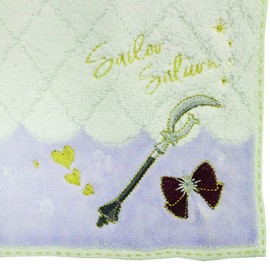BANDAI 4085002600 Mini Towel, Sailor Moon, Charlotte (Sailor Saturn), Approx. 9.8 x 9.8 inches (25 x 25 cm)
