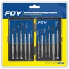 Foy 141617 Juego de destornilladores de precisión combinados, 11 piezas