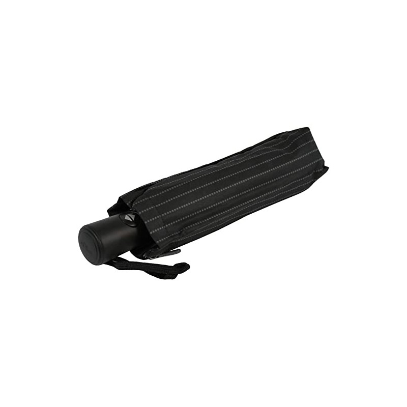 s.Oliver X-Press Men's Pocket Umbrella with Automatic Open/Close (Striped), striped,