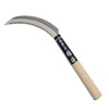 KEYI Grass Sickle, Hand held Sickle Tool with Wooden Handle,