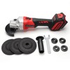 Angle Grinder Cordless for Milwaukee 18V Battery, Angle Grinder with