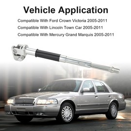 WMPHE Upper Intermediate Steering Shaft Column Compatible with 2005-2011 Ford Crown Victoria Lincoln Town Car Mercury Grand Marquis Replacement for 425-363 425363 5W1Z3B676AB